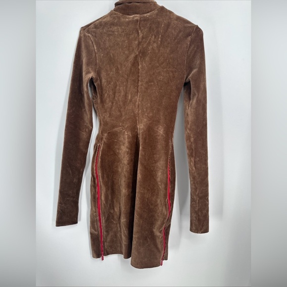 Kyoko x Dolls Kill VALENTINE PIGALLE MINI DRESS Sz Small $185 Side Zips - Picture 4 of 5